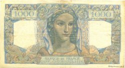 1000 Francs MINERVE ET HERCULE FRANCE  1945 F.41.06 VF