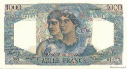 1000 Francs MINERVE ET HERCULE FRANCIA  1948 F.41.19 q.FDC