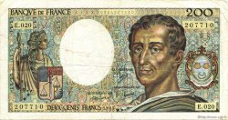 200 Francs MONTESQUIEU FRANCIA  1983 F.70.03 BB