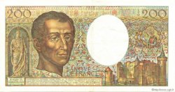 200 Francs MONTESQUIEU FRANKREICH  1988 F.70.08 fVZ