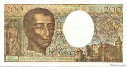 200 Francs MONTESQUIEU FRANCE  1990 F.70.10b VF+