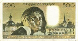 500 Francs PASCAL FRANCIA  1971 F.71.06 BC+