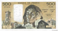 500 Francs PASCAL FRANCIA  1984 F.71.31 SC