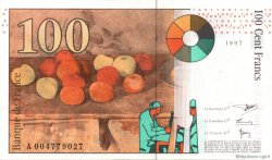100 Francs CÉZANNE FRANKREICH  1997 F.74.01 VZ+