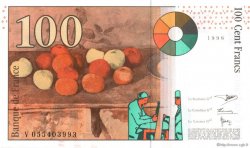 100 Francs CÉZANNE FRANKREICH  1998 F.74.02 ST