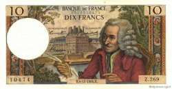 10 Francs VOLTAIRE FRANCE  1966 F.62.23 UNC-