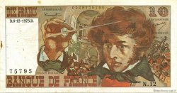 10 Francs BERLIOZ FRANCE  1973 F.63.02 pr.TTB
