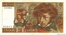 10 Francs BERLIOZ FRANKREICH  1974 F.63.03 SS