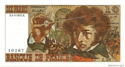 10 Francs BERLIOZ FRANCE  1974 F.63.04 pr.NEUF