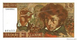 10 Francs BERLIOZ FRANCE  1974 F.63.05 AU