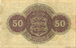 50 Kroner DINAMARCA  1945 P.038b MBC