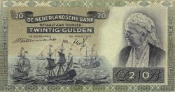 20 Gulden NIEDERLANDE  1941 P.054 VZ+