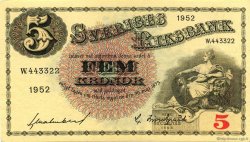 5 Kronor SUÈDE  1952 P.33ai SPL