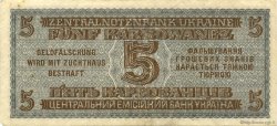 5 Karbowanez UKRAINE  1942 P.051 VZ