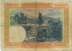 100 Pesetas SPAIN  1925 P.069a F