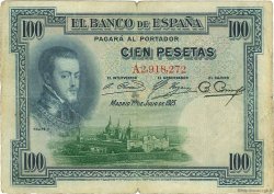 100 Pesetas SPANIEN  1925 P.069a S