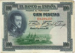 100 Pesetas SPANIEN  1925 P.069c SS