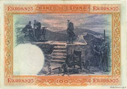 100 Pesetas SPANIEN  1925 P.069c VZ
