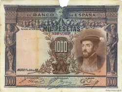 1000 Pesetas ESPAÑA  1925 P.070a BC