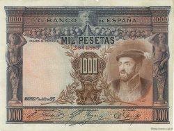 1000 Pesetas ESPAGNE  1925 P.070a TTB