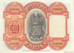 500 Pesetas SPAIN  1927 P.073a AU-