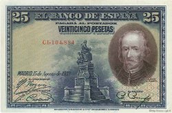 25 Pesetas ESPAÑA  1928 P.074b EBC