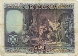 500 Pesetas SPAIN  1928 P.077a VF