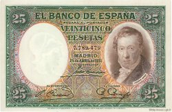 25 Pesetas SPANIEN  1931 P.081 fST