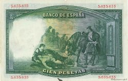 100 Pesetas ESPAÑA  1931 P.083 MBC+