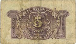 5 Pesetas ESPAÑA  1935 P.085a BC
