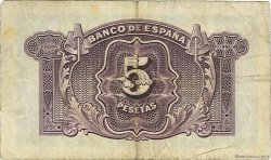 5 Pesetas SPAIN  1935 P.085a VF