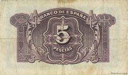 5 Pesetas SPAIN  1935 P.085a F