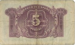 5 Pesetas ESPAÑA  1935 P.085a BC