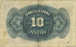 10 Pesetas ESPAÑA  1936 P.086a BC
