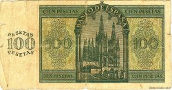 100 Pesetas SPAIN  1936 P.101 G