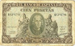 100 Pesetas SPAIN  1940 P.118 G
