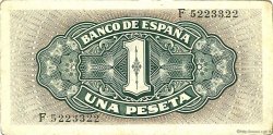 1 Peseta SPAIN  1940 P.122a VF+
