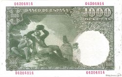 1000 Pesetas SPANIEN  1949 P.138 fST