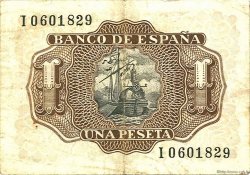 1 Peseta SPAIN  1953 P.144a VF