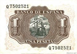 1 Peseta SPANIEN  1953 P.144a VZ