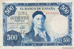 500 Pesetas SPANIEN  1954 P.148a SS