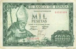 1000 Pesetas SPANIEN  1965 P.151 S