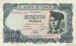 500 Pesetas SPANIEN  1971 P.153a SS