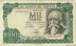 1000 Pesetas SPANIEN  1971 P.154 S