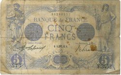 5 Francs BLEU FRANCIA  1913 F.02.21 RC