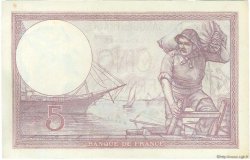 5 Francs FEMME CASQUÉE FRANCE  1930 F.03.14 XF - AU