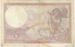 5 Francs FEMME CASQUÉE modifié FRANCE  1939 F.04.14 VF