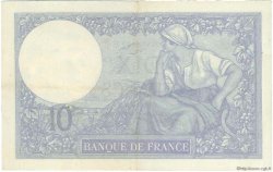 10 Francs MINERVE FRANKREICH  1922 F.06.06 fVZ
