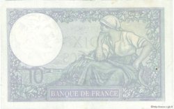 10 Francs MINERVE modifié FRANKREICH  1940 F.07.22 VZ+