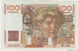 100 Francs JEUNE PAYSAN FRANCIA  1952 F.28.32 SC+